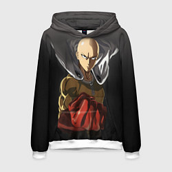 Толстовка-худи мужская One Punch Man, цвет: 3D-белый