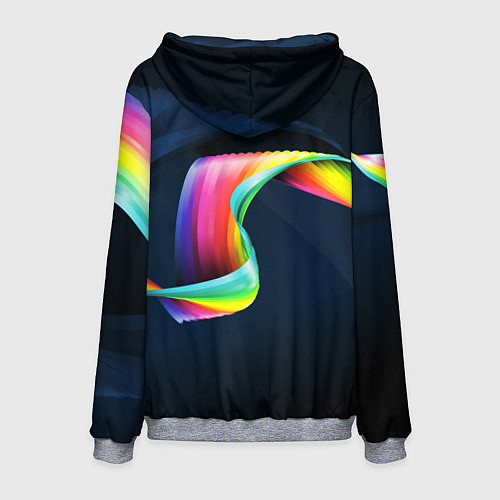 Мужская толстовка OPTICAL ABSTRACT / 3D-Меланж – фото 2