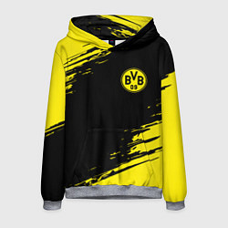 Толстовка-худи мужская BORUSSIA, цвет: 3D-меланж