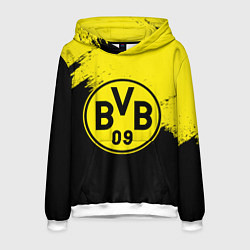 Толстовка-худи мужская BORUSSIA, цвет: 3D-белый