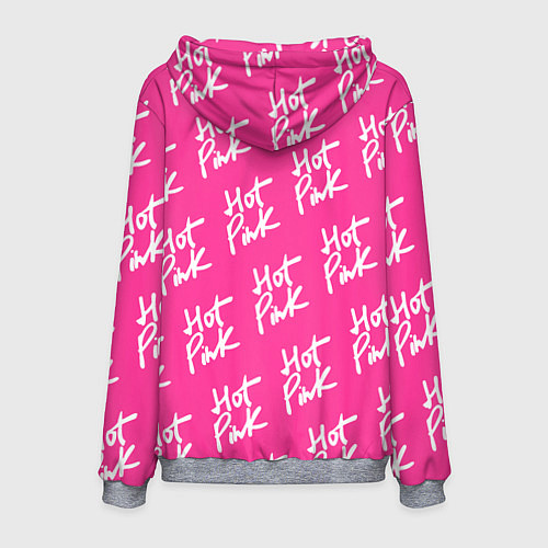 Мужская толстовка HOT PINK / 3D-Меланж – фото 2