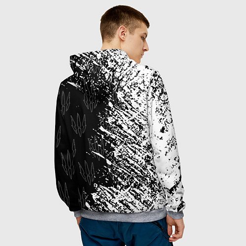 Мужская толстовка The Witcher / 3D-Меланж – фото 4