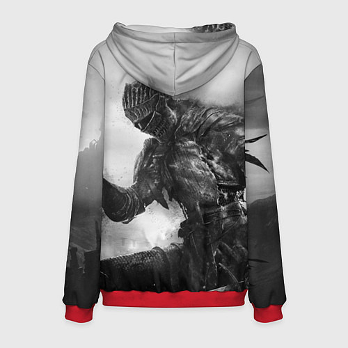Мужская толстовка DARK SOULS / 3D-Красный – фото 2