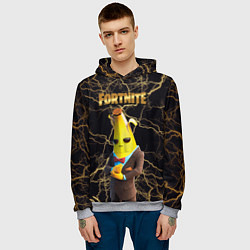 Толстовка-худи мужская Peely Fortnite, цвет: 3D-меланж — фото 2
