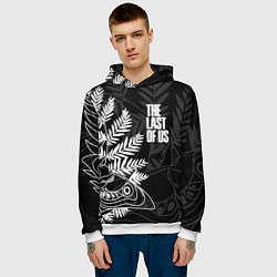 Толстовка-худи мужская THE LAST OF US 2, цвет: 3D-белый — фото 2