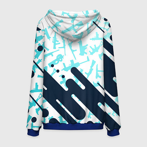 Мужская толстовка CS GO КС ГО / 3D-Синий – фото 2