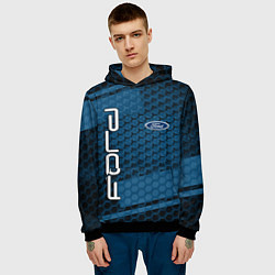 Толстовка-худи мужская FORD, цвет: 3D-черный — фото 2