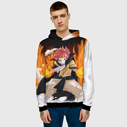 Толстовка-худи мужская FAIRY TAIL ХВОСТ ФЕИ, цвет: 3D-черный — фото 2