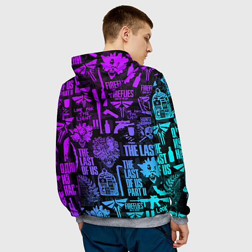 Мужская толстовка THE LAST OF US 2 / 3D-Меланж – фото 4