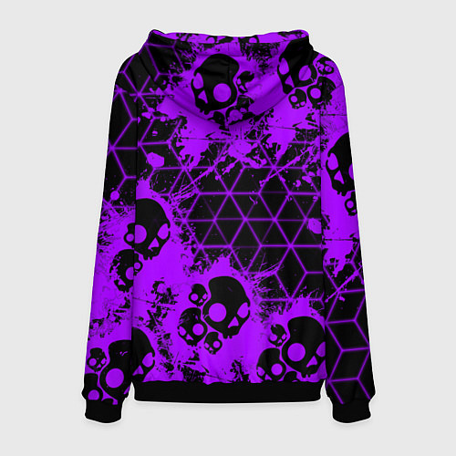 Мужская толстовка Fortnite Skull / 3D-Черный – фото 2