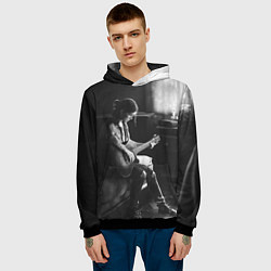 Толстовка-худи мужская THE LAST OF US PART 2 ЭЛЛИ, цвет: 3D-черный — фото 2