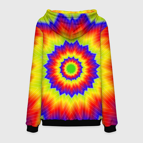 Мужская толстовка Tie-Dye / 3D-Черный – фото 2