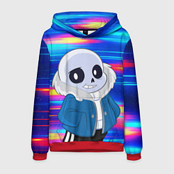 Толстовка-худи мужская Sans undertale Санс, цвет: 3D-красный