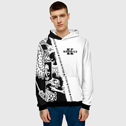 Толстовка-худи мужская Кирилл, цвет: 3D-черный — фото 2