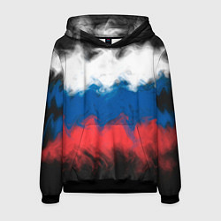 Толстовка-худи мужская Россия, цвет: 3D-черный
