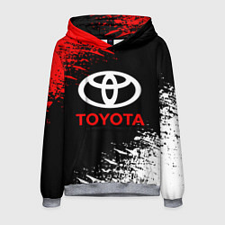 Толстовка-худи мужская TOYOTA, цвет: 3D-меланж