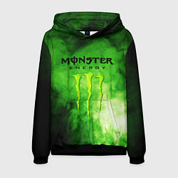 Толстовка-худи мужская MONSTER ENERGY, цвет: 3D-черный