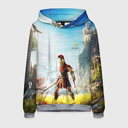 Толстовка-худи мужская AssassinS Creed Origins odyssey, цвет: 3D-меланж