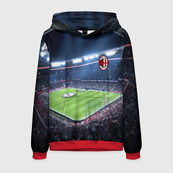 Толстовка-худи мужская FC MILAN, цвет: 3D-красный