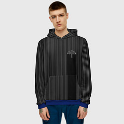 Толстовка-худи мужская The umbrella academy Z, цвет: 3D-синий — фото 2