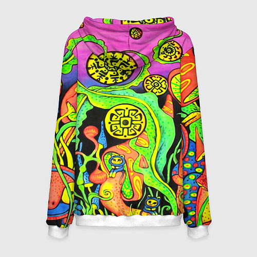 Мужская толстовка КИСЛОТА КИСЛОТНЫЙ / 3D-Белый – фото 2