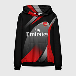 Толстовка-худи мужская ARSENAL UNIFORM, цвет: 3D-черный