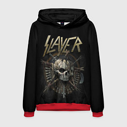 Толстовка-худи мужская Slayer, цвет: 3D-красный