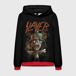 Толстовка-худи мужская Slayer, цвет: 3D-красный