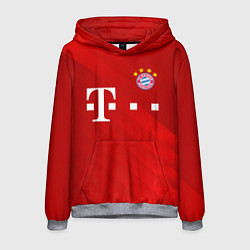 Толстовка-худи мужская FC Bayern Munchen, цвет: 3D-меланж