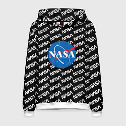 Толстовка-худи мужская NASA, цвет: 3D-белый