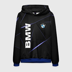 Толстовка-худи мужская BMW, цвет: 3D-синий