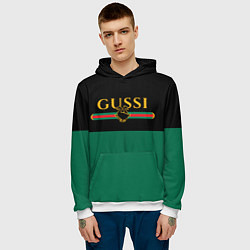 Толстовка-худи мужская GUSSI ГУСИ, цвет: 3D-белый — фото 2