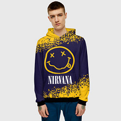 Толстовка-худи мужская NIRVANA НИРВАНА, цвет: 3D-черный — фото 2