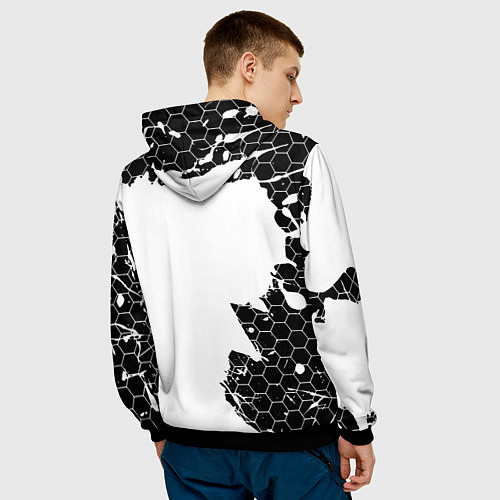 Мужская толстовка NASA / 3D-Черный – фото 4