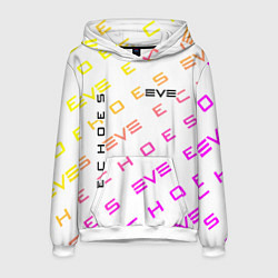 Толстовка-худи мужская EVE ECHOES ИВ ЭХО, цвет: 3D-белый