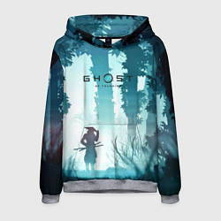 Толстовка-худи мужская Ghost of Tsushima, цвет: 3D-меланж