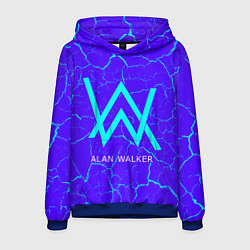 Толстовка-худи мужская ALAN WALKER АЛАН УОКЕР, цвет: 3D-синий