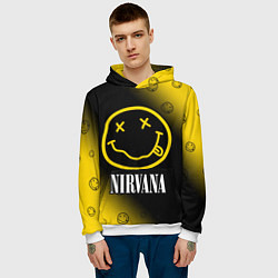 Толстовка-худи мужская NIRVANA НИРВАНА, цвет: 3D-белый — фото 2