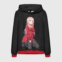 Толстовка-худи мужская ZeroTwo Darling in the Franx, цвет: 3D-красный