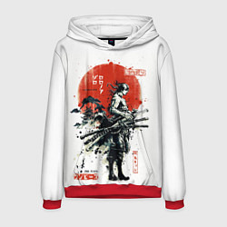 Толстовка-худи мужская ONE PIECE ZOHO SAMURAI, цвет: 3D-красный