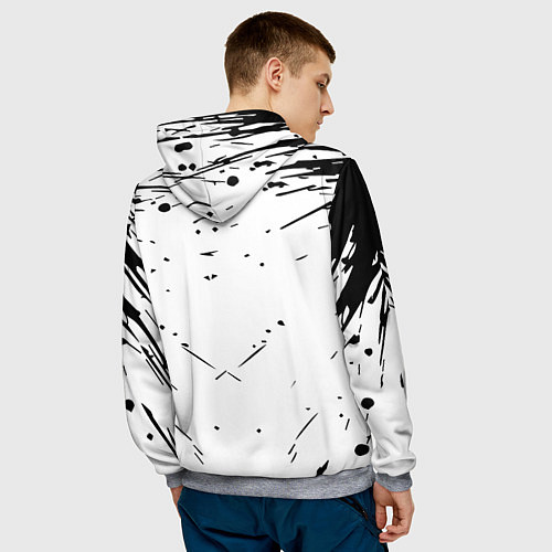 Мужская толстовка Korn / 3D-Меланж – фото 4