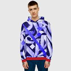 Толстовка-худи мужская Graffiti, цвет: 3D-красный — фото 2