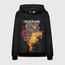 Толстовка-худи мужская Дети Rave China Town, цвет: 3D-черный