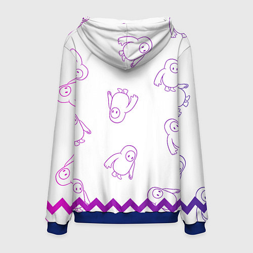 Мужская толстовка Fall Guys / 3D-Синий – фото 2