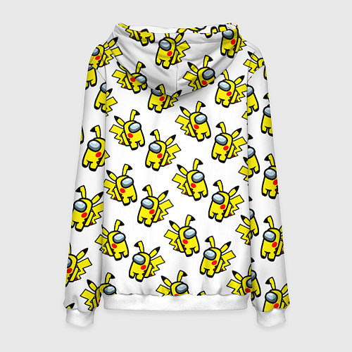 Мужская толстовка Among us Pikachu / 3D-Белый – фото 2