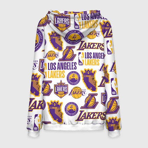 Мужская толстовка LAKERS LOGO / 3D-Белый – фото 2