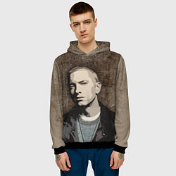 Толстовка-худи мужская EMIN?M, цвет: 3D-черный — фото 2