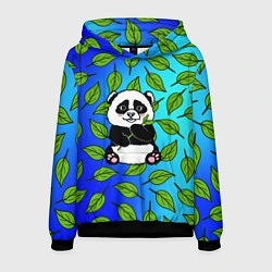 Толстовка-худи мужская Панда, цвет: 3D-черный