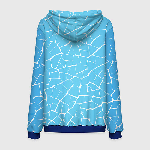 Мужская толстовка MAN CITY домашняя сезон 2021 / 3D-Синий – фото 2