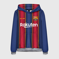 Толстовка-худи мужская BARCELONA 2021 - ДОМАШНЯЯ, цвет: 3D-меланж